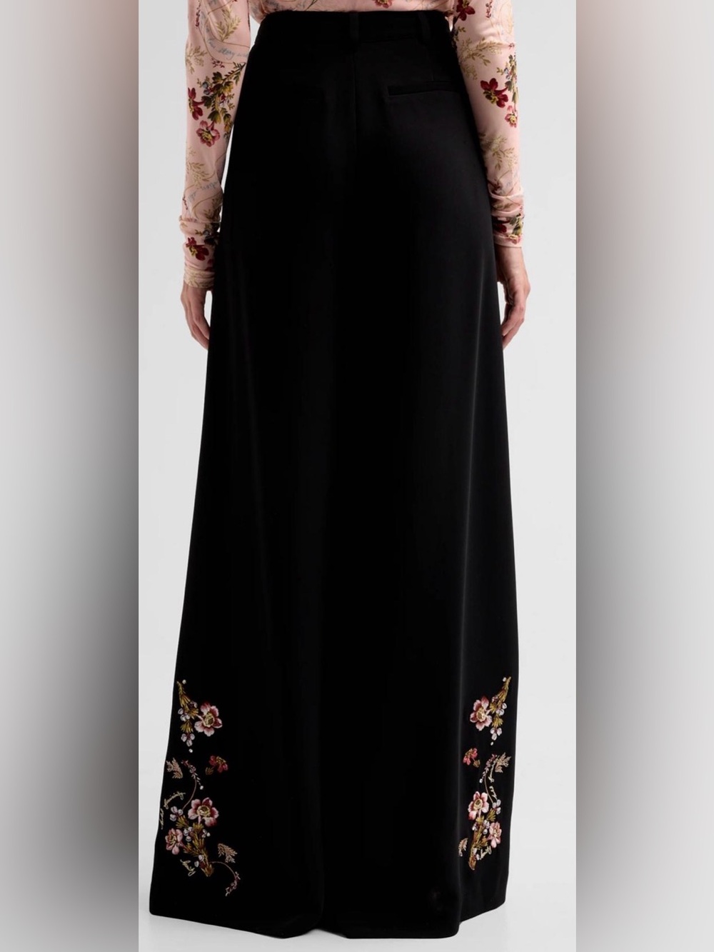 Cinq @ Sept Rococo Embroidered Pants - Picture 6 of 16